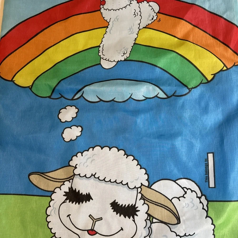 Lambchop‎ Vintage Child's Sleep Nap Mat Cover Toddler Preschool Shari LEWIS 1993